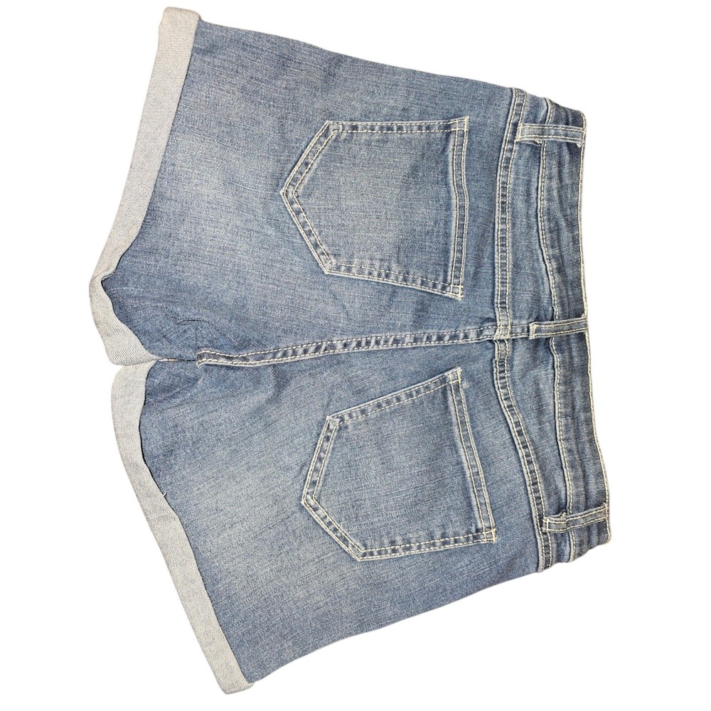 Cuffed Denim Jean shorts by Lauren Conrad Size 4 Women's Blue Denim - Picture 2 of 5